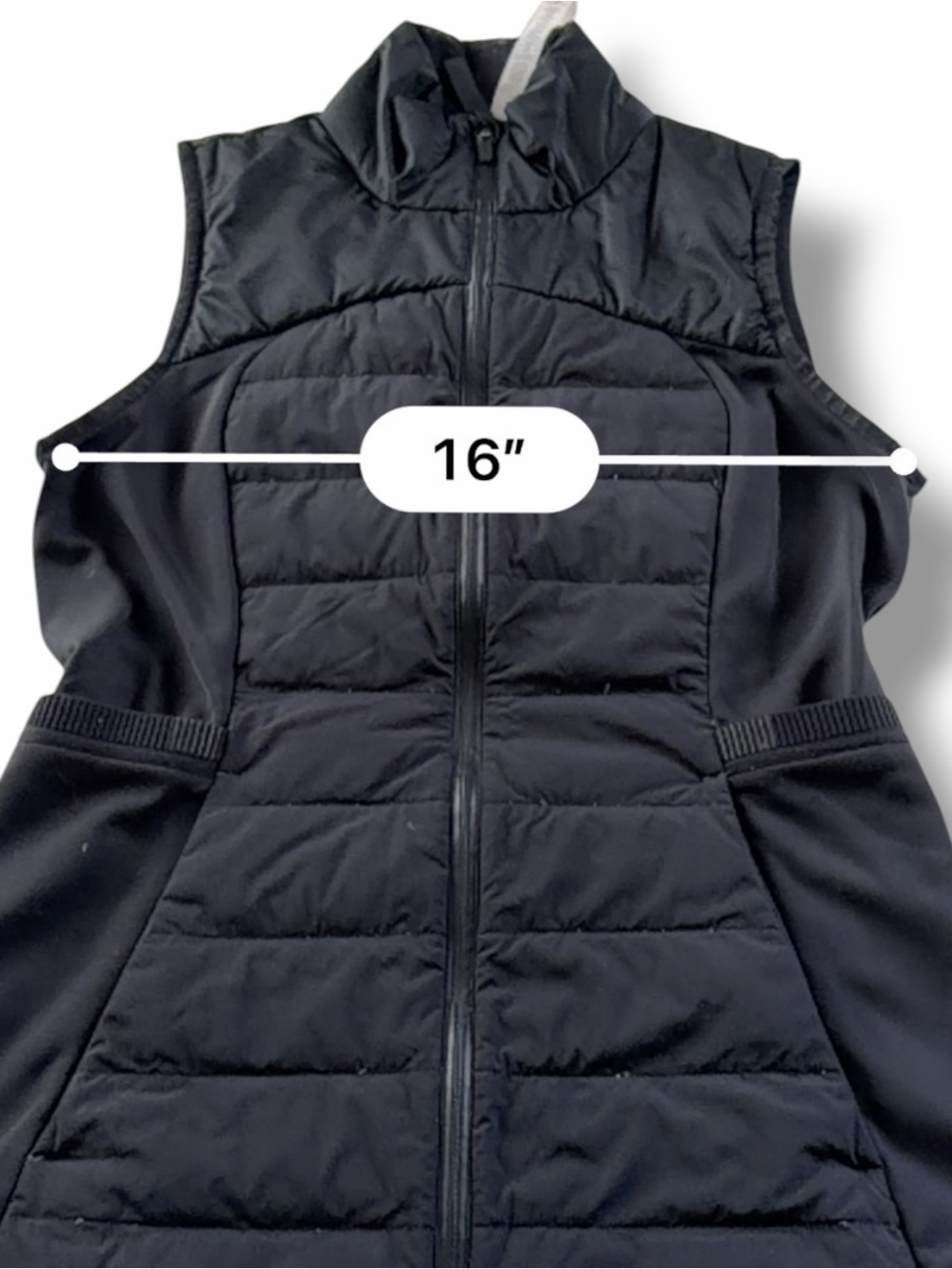 Lululemon Down for It All Vest in Black Size 8 - Picture 7 of 9